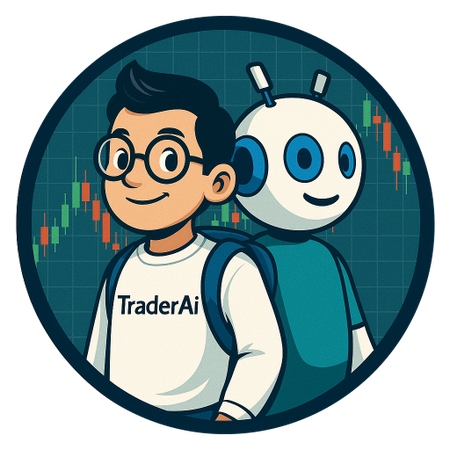 "TraderAi  Prompt Trading" logo