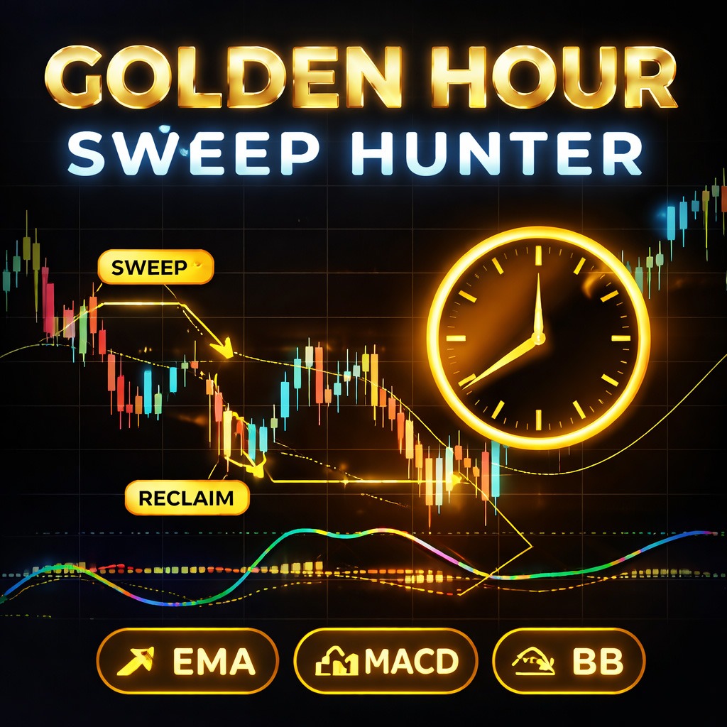 "Golden Hour Sweep Hunter" logosu