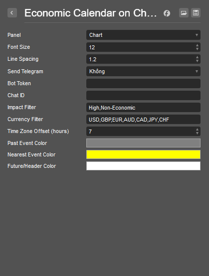 "Economic Calendar on Chart & Alert Pro" uploaded image